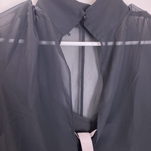 NWT Black Sheer Zara Dress - Picture 5 of 10